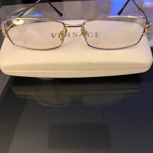 Versace Gold Wire Transitional Lens
